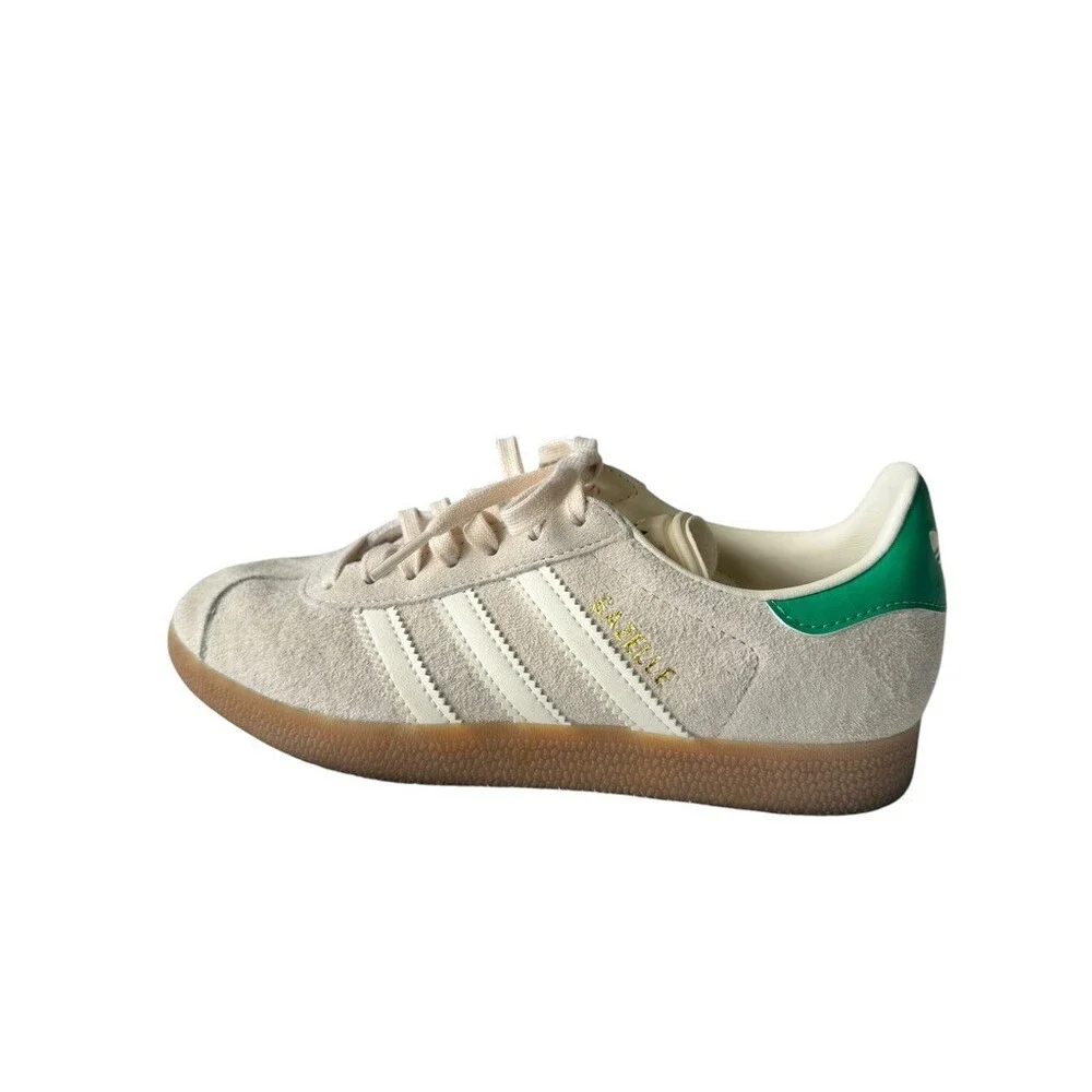 adidas Originals GAZELLE Light gray suede womens size 6  shoes Sneakers IF3235